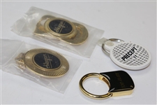 Hogan Co. Money Clip & Key Ring with Top Flite Key Ring In Box & Precept 11 Key Ring