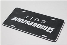 Bridgestone Golf Logo License Plate & Bridgestone Lie Board