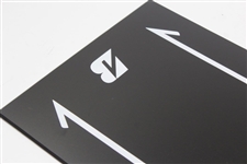 Bridgestone Golf Logo License Plate & Bridgestone Lie Board