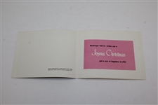 1954 Baltusrol Golf Club 'Site of US Open Championships' Christmas Card