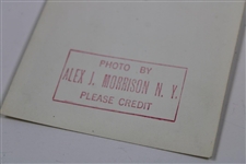 Bobby Jones Original Sequence Photo Used in Alex Morrison Book with Stamp Pg 43