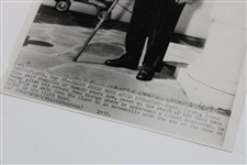Bobby Jones After Operation 1950 Wire Photo
