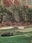 Large Arnold Palmer Beats Player & Finsterwald in Masters Playoff Throw Blanket