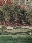 Large Arnold Palmer Beats Player & Finsterwald in Masters Playoff Throw Blanket