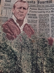 Large Arnold Palmer Beats Player & Finsterwald in Masters Playoff Throw Blanket