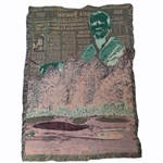 Large Arnold Palmer Beats Player & Finsterwald in Masters Playoff Throw Blanket