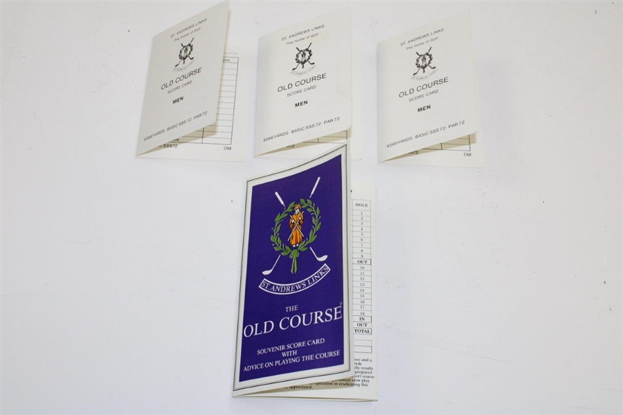 Dozen (12) Various St. Andrews The Old Course, The New Course, Jubliee, & other Scorecards