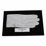 Gay Brewer Signed Golf Glove Display with 1967 Nameplate JSA ALOA
