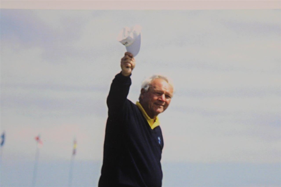 Arnold Palmer Signed 'St Andrews Farewell' 16x20 Color Photo JSA ALOA