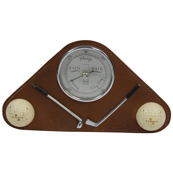 A.E. Penfold Golf Ball/ Club Advertising Display Barometer 