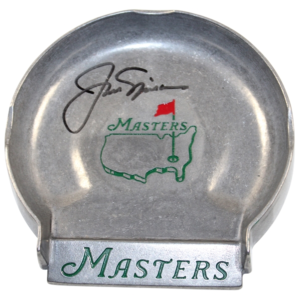 Jack Nicklaus Signed Undated Masters Tournament Pewter Putting Cup JSA ALOA