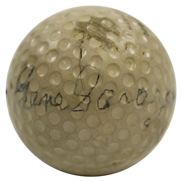 Gene Sarazen Signed Vintage Gene Sarazen Autograph Ball - Signed in Pencil JSA ALOA