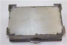 1935 Silver Cigarette Box Cliff Haven Golf Club Championship Won By Patricia Cashman