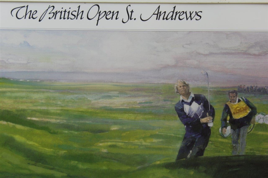 The British Open St. Andrews' Ltd Ed 'Triumphant Return' Print by Walt Spitzmiller - Matted