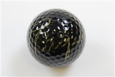 Gary Player Signed in Gold Black Player Foundation Logo Golf Ball JSA ALOA