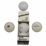 PCR Bartsch Sleeve of Golf Balls Plus Three (3) Different Series of Bartsch-PCR balls 