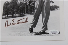 Dow Finsterwald Signed Black and White Magazine Page JSA #UU13657