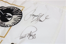 Payne Stewart, Fred Couples, Watson & Azinger Signed Skins Game at Bighorn Course Flag JSA #B58591