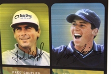 Sergio Garcia, O'Meara, Duval & Fred Couples Signed 1999 Skins Poster JSA #B47370