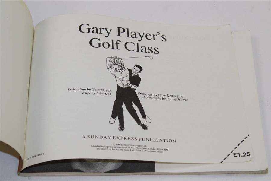 Gary Player Signed 'Gary Player's Golf Class' Book Four JSA ALOA