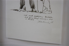 Gary Player's Personal 1968 'World Match Play' Art Print - Framed
