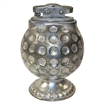 Vintage Silver Plated Dimple Golf Ball Themed Lighter