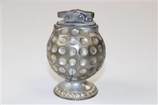 Vintage Silver Plated Dimple Golf Ball Themed Lighter