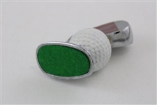 Classic Silver Colored Golf Iron Head with Golf Ball Themed Lighter
