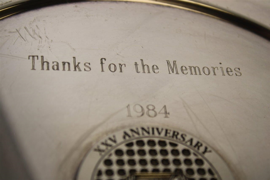 1984 Bob Hope Classic 'Thanks for the Memories' 25th Anniversary Plate