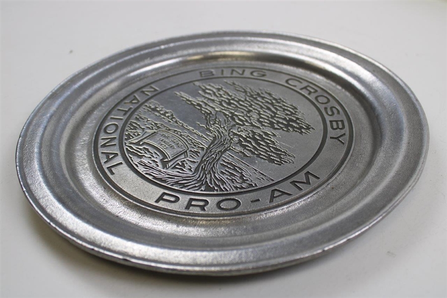 1973 Bing Crosby National Pro-Am 'The 32nd' Pewter Plate