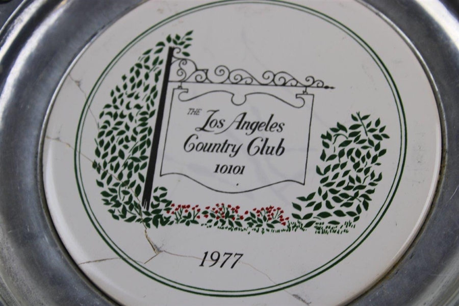 1977 The Los Angeles Country Club L.A.C.C. Member-Guest Pewter Plate