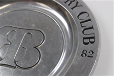 1982 Bardmoor Country Club Bardes Memorial Pewter Plate
