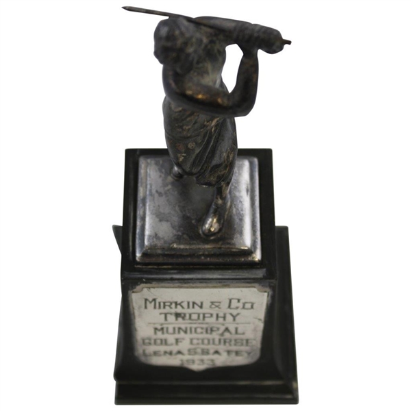 1933 Mirkin & Co Trophy Municipal GC Lena S. Batey Winner