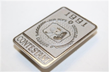 1991 Bob Hope Chrysler Classic Contestant Money Clip