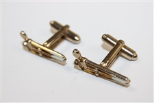 Pair of Three (3) Golf Clubs Themed Cuff Links