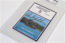 Phil Mickelson Signed TPC Stadium Course Scorecard PSA/DNA #83957796