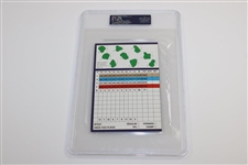 Phil Mickelson Signed TPC Stadium Course Scorecard PSA/DNA #83957796