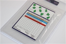 Phil Mickelson Signed TPC Stadium Course Scorecard PSA/DNA #83957796