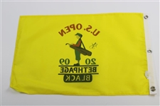 Lucas Glover Signed 2009 US Open at Bethpage Black Screen Flag JSA ALOA