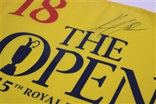 Henrik Stenson Signed 2016 OPEN at Royal Troon Screen Flag BECKETT #B89249