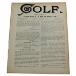 1898 Golf Far & Sure Weekly Publication No. 436 Vol. XVII