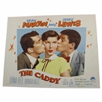 1953 The Caddy Movie 11x14 Lobby Card #4 - Dean & Jerry with Kissing Actress