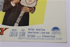 1953 'The Caddy' Movie 11x14 Lobby Card #8 - Dean & Jerry Playing with Guitars