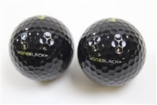 Four (4) Sleeves of Nike TW Tiger Woods OneBlack 'The One' Golf Balls