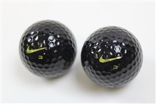 Four (4) Sleeves of Nike TW Tiger Woods OneBlack 'The One' Golf Balls