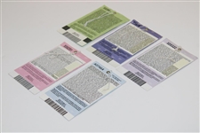 2006, 2007, 2008, 2009 & 2021 Masters Tournament Tickets