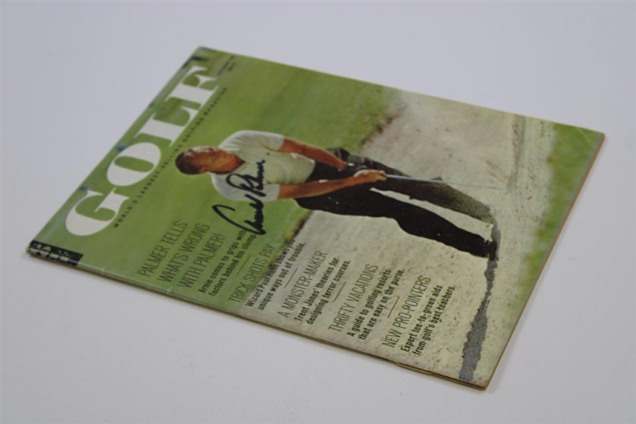 Arnold Palmer Signed 1965 Golf Magazine - October JSA ALOA