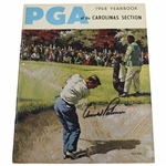Arnold Palmer Signed 1968 PGA of the Carolinas Yearbook JSA ALOA