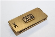 Bobby Clampett's Personal 1981 PGA Tour Member Money Clip/Badge