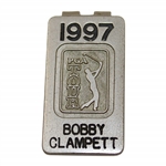 Bobby Clampetts Personal 1997 PGA Tour Member Money Clip/Badge